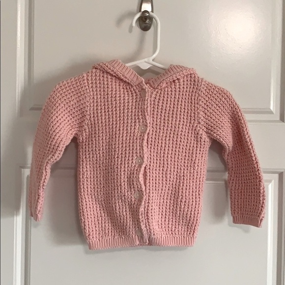 Carter's Other - Knit Button Up Sweater with Ears